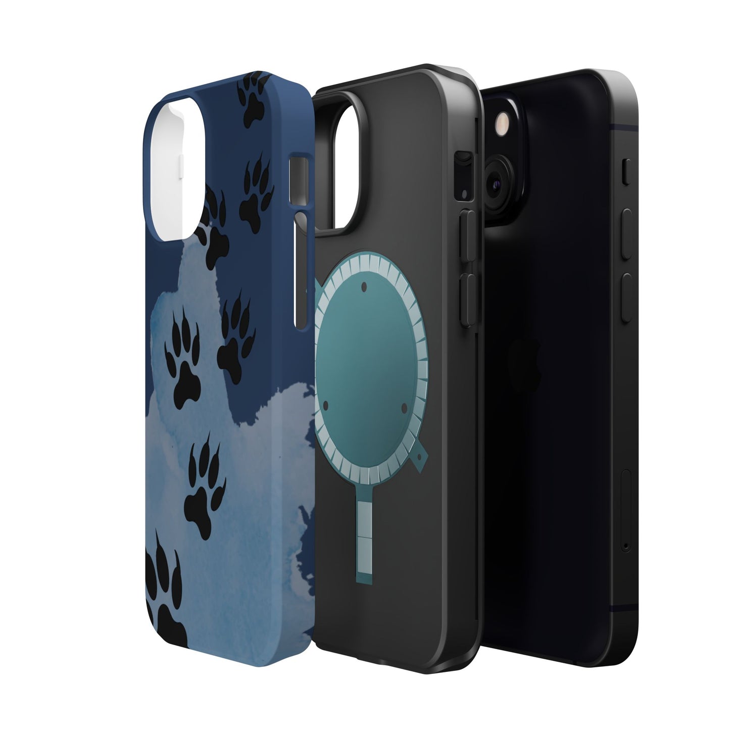 Paw Print Magnetic Tough Cases