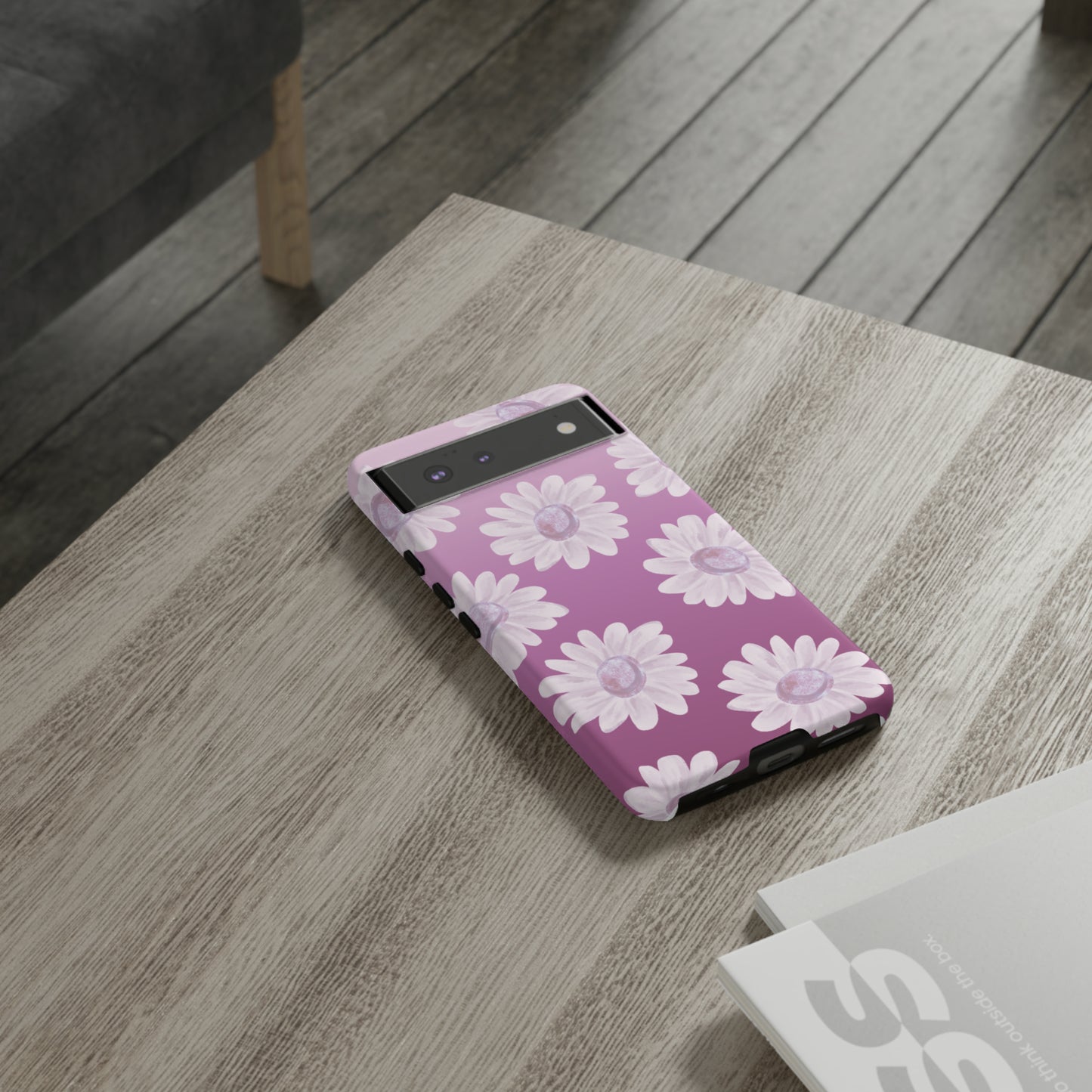 Pink Floral- Tough Case