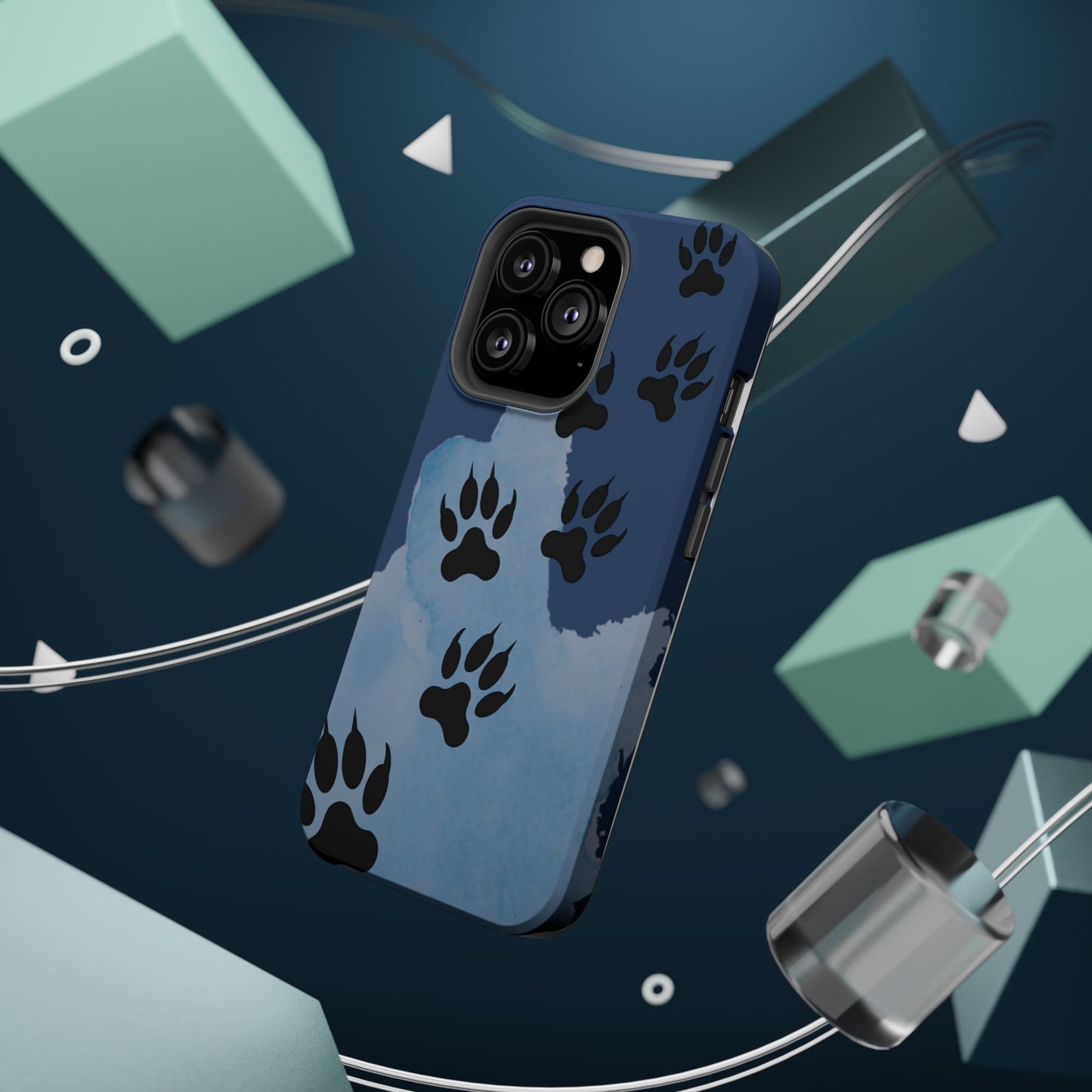 Paw Print Magnetic Tough Cases