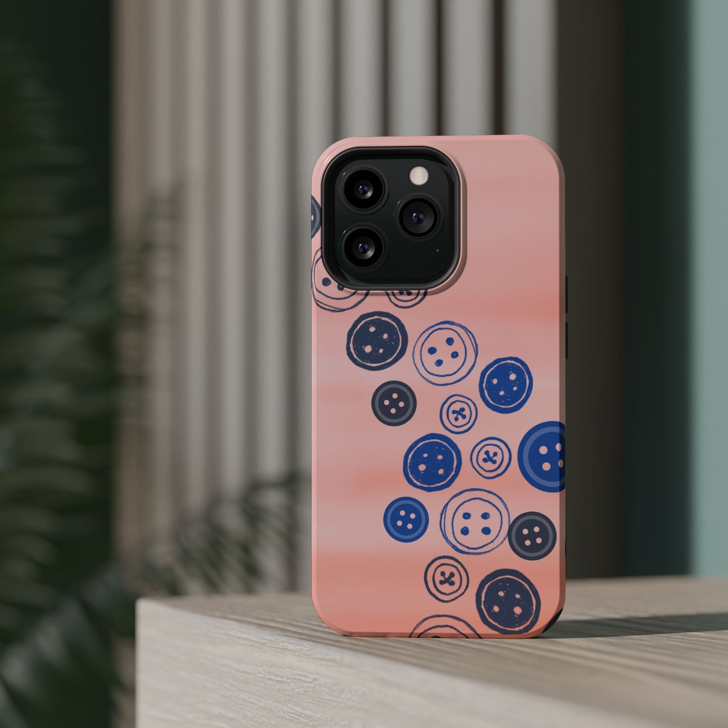 Buttons Magnetic Tough Cases