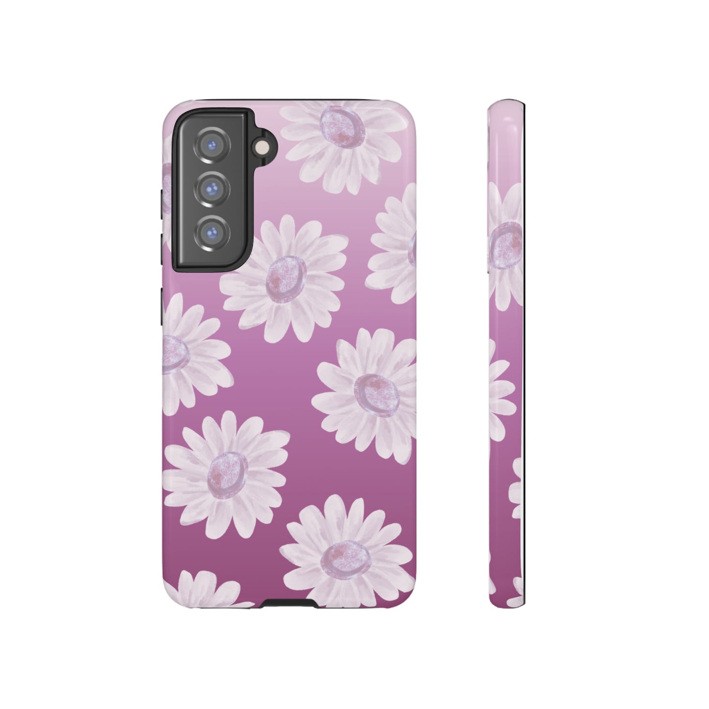 Pink Floral- Tough Case