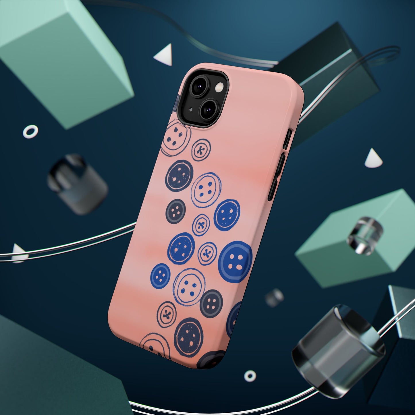 Buttons Magnetic Tough Cases