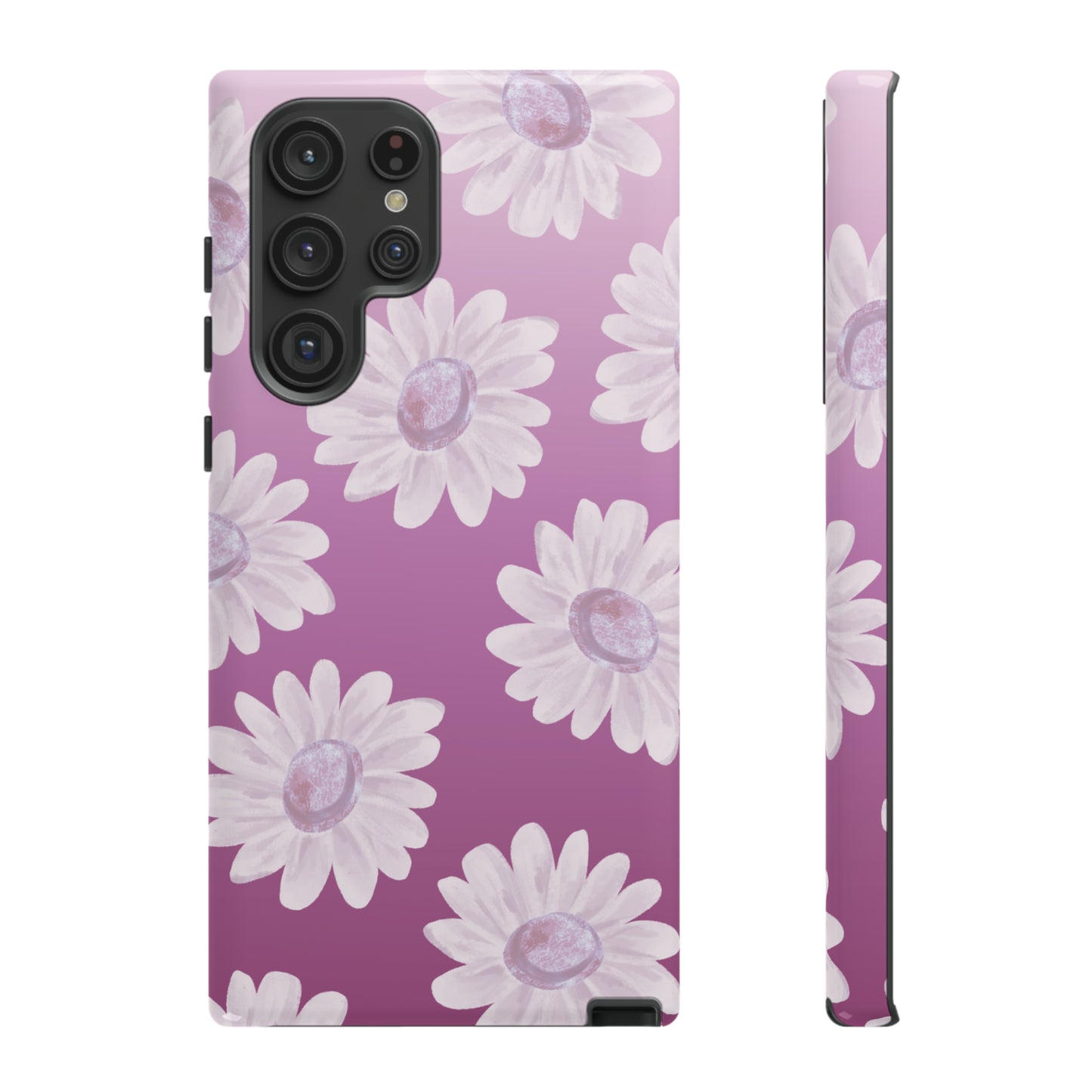 Pink Floral- Tough Case