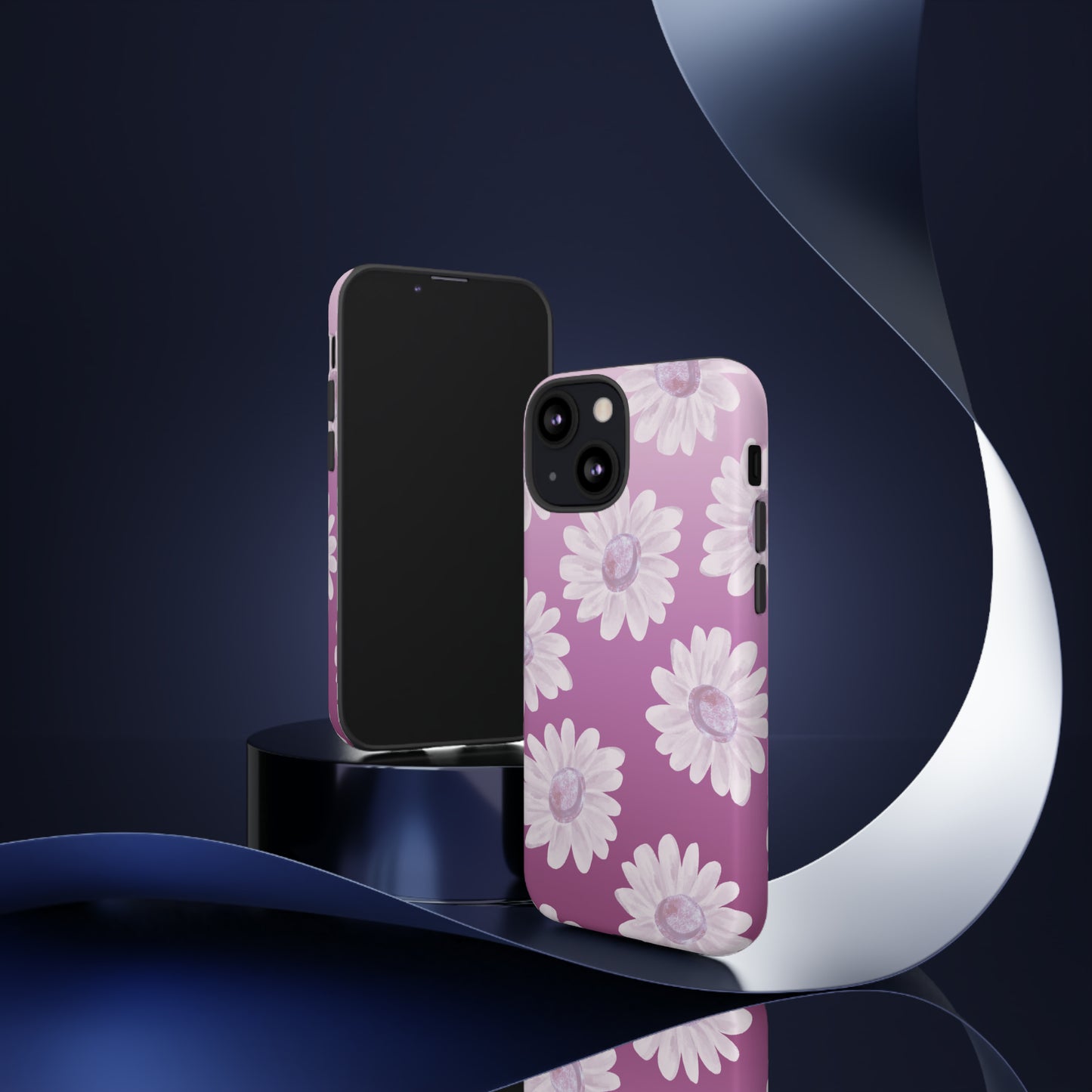 Pink Floral- Tough Case