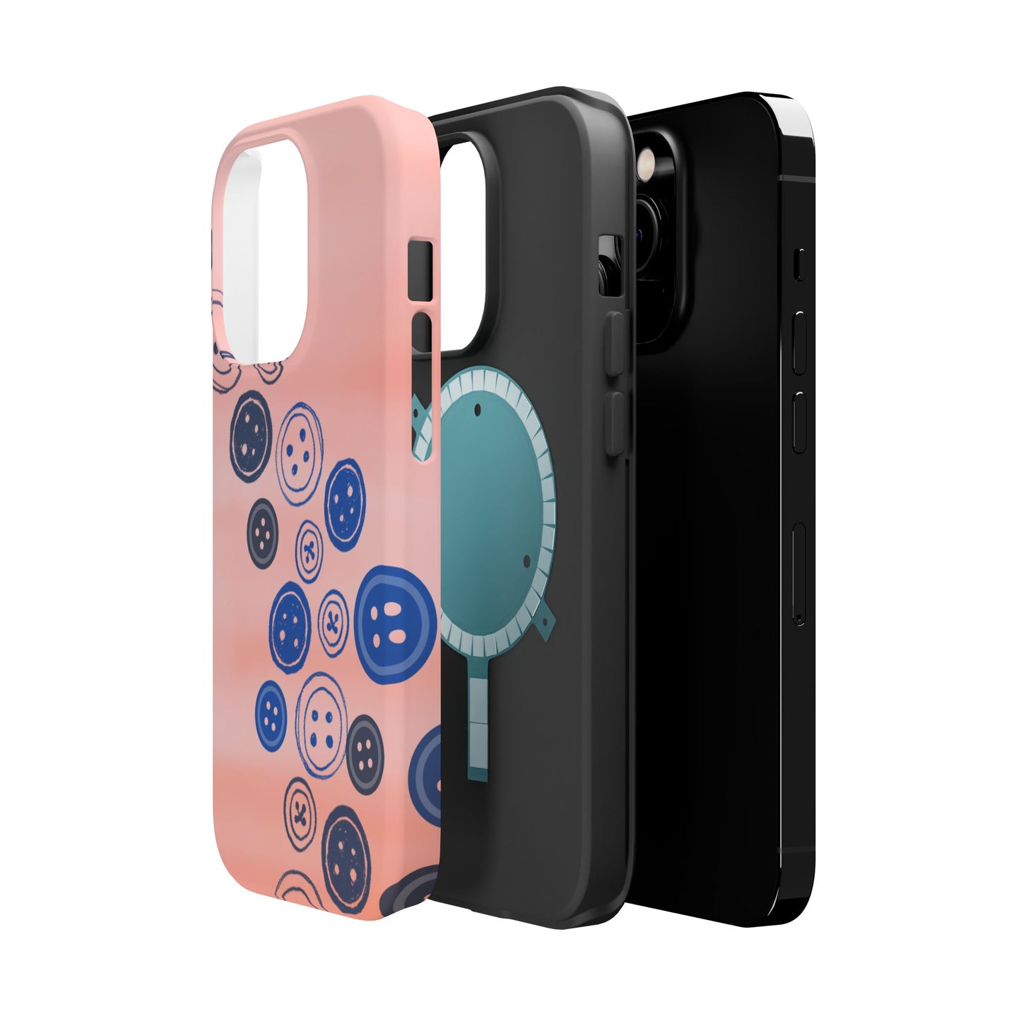Buttons Magnetic Tough Cases