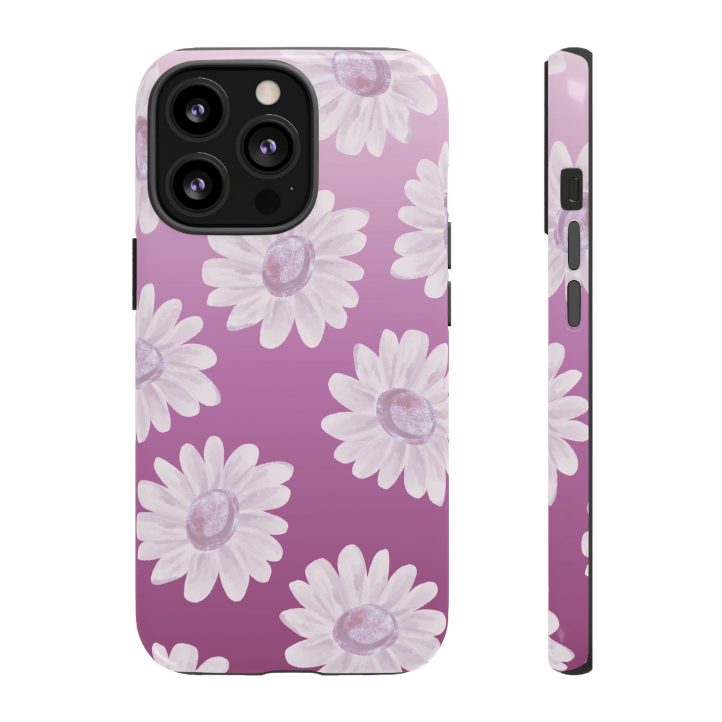 Pink Floral- Tough Case