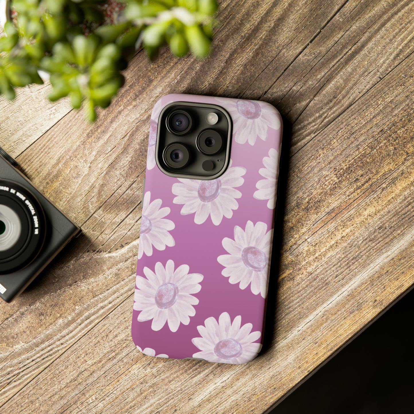 Pink Floral- Tough Case