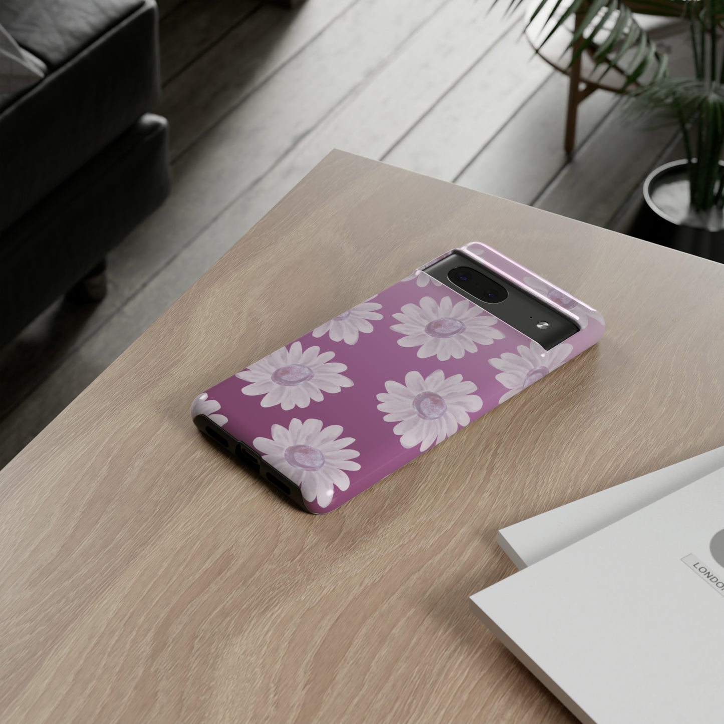 Pink Floral- Tough Case