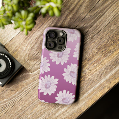 Pink Floral- Tough Case