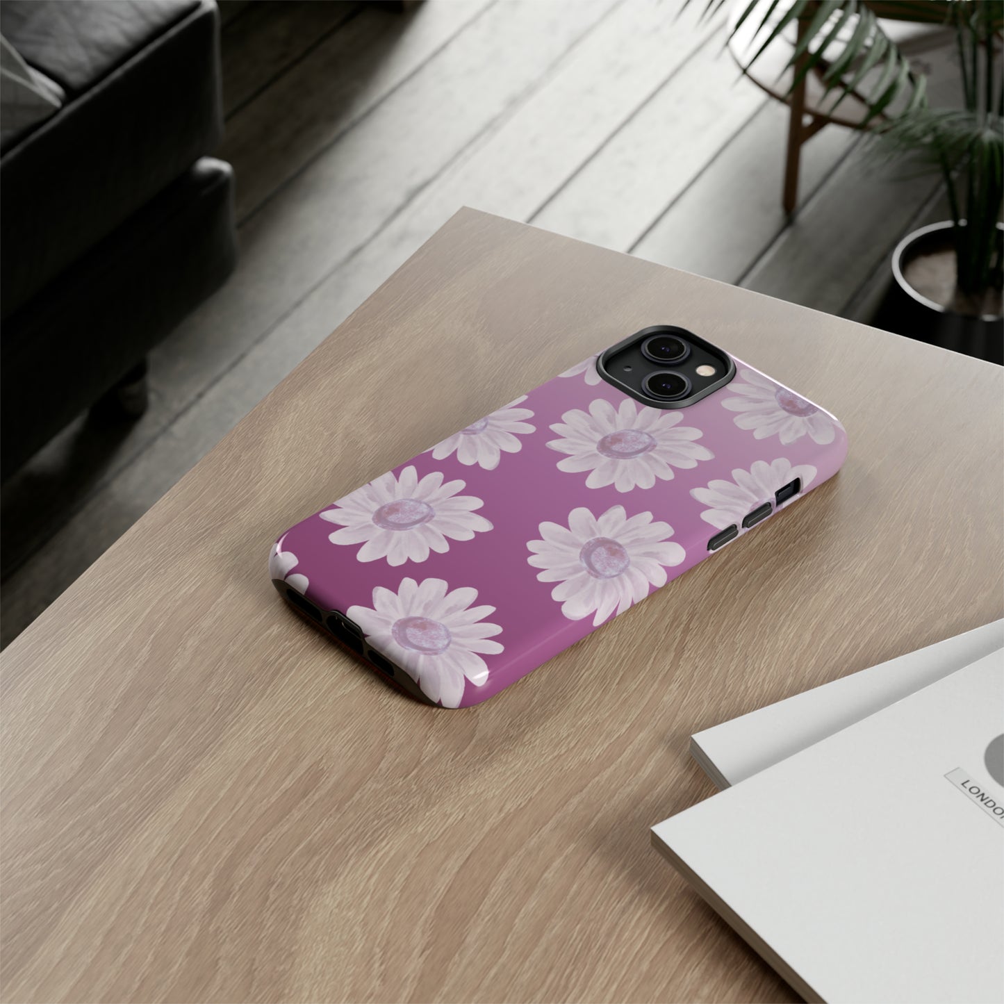 Pink Floral- Tough Case