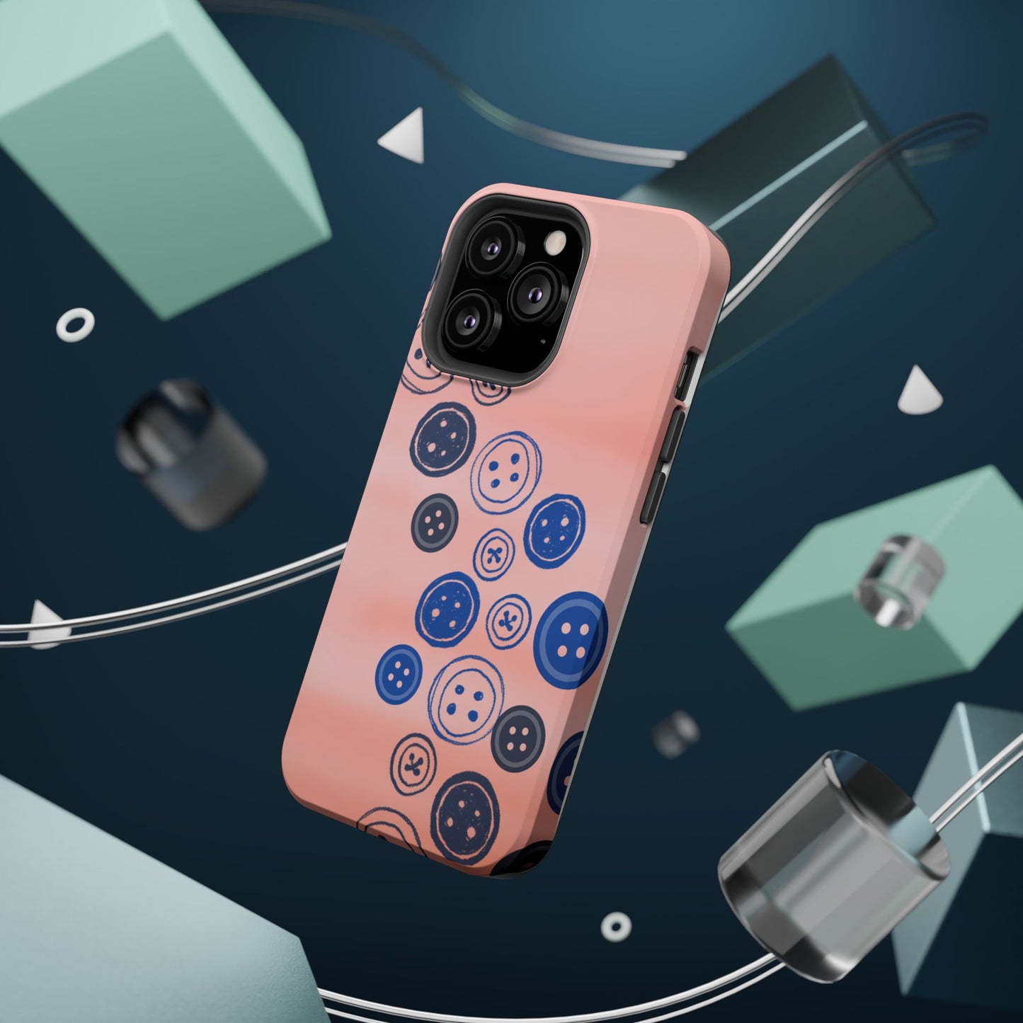 Buttons Magnetic Tough Cases