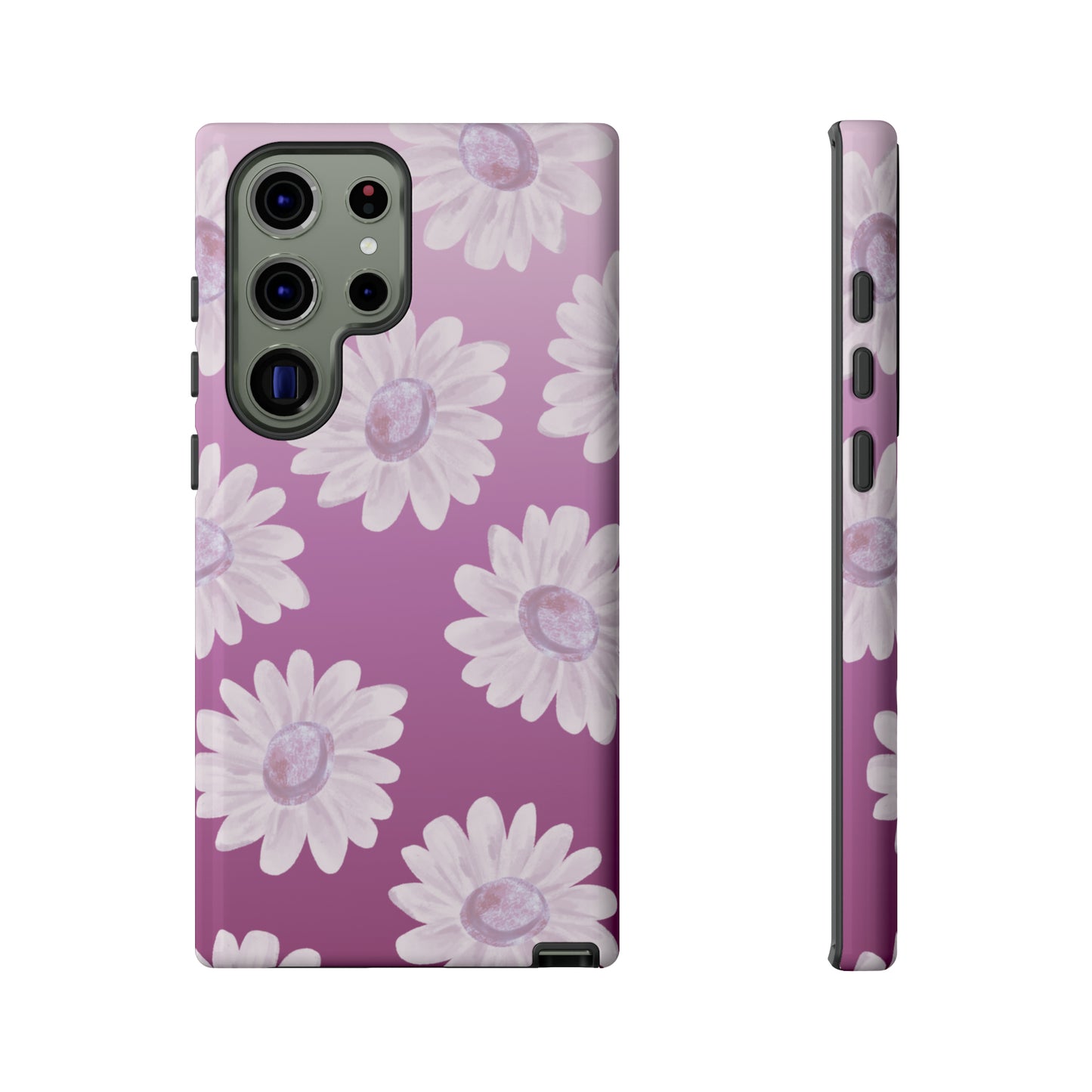 Pink Floral- Tough Case