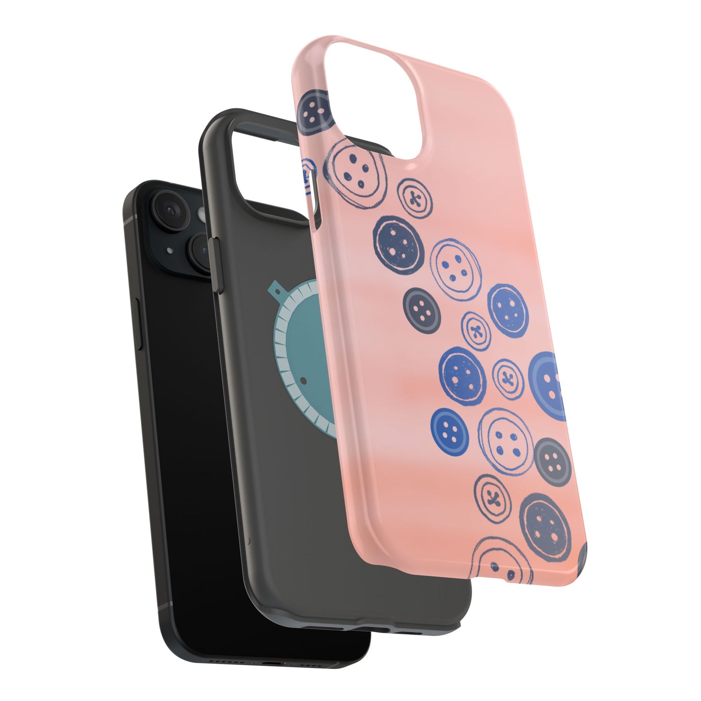 Buttons Magnetic Tough Cases