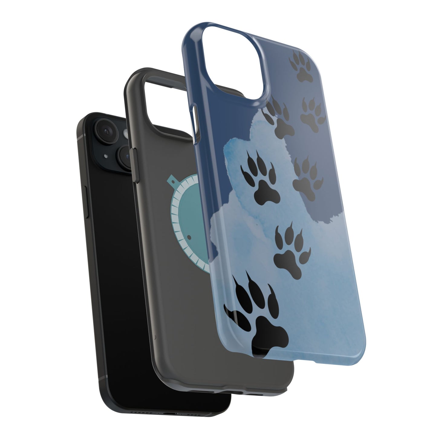 Paw Print Magnetic Tough Cases