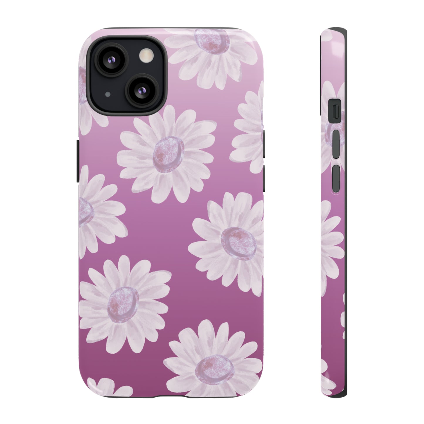 Pink Floral- Tough Case