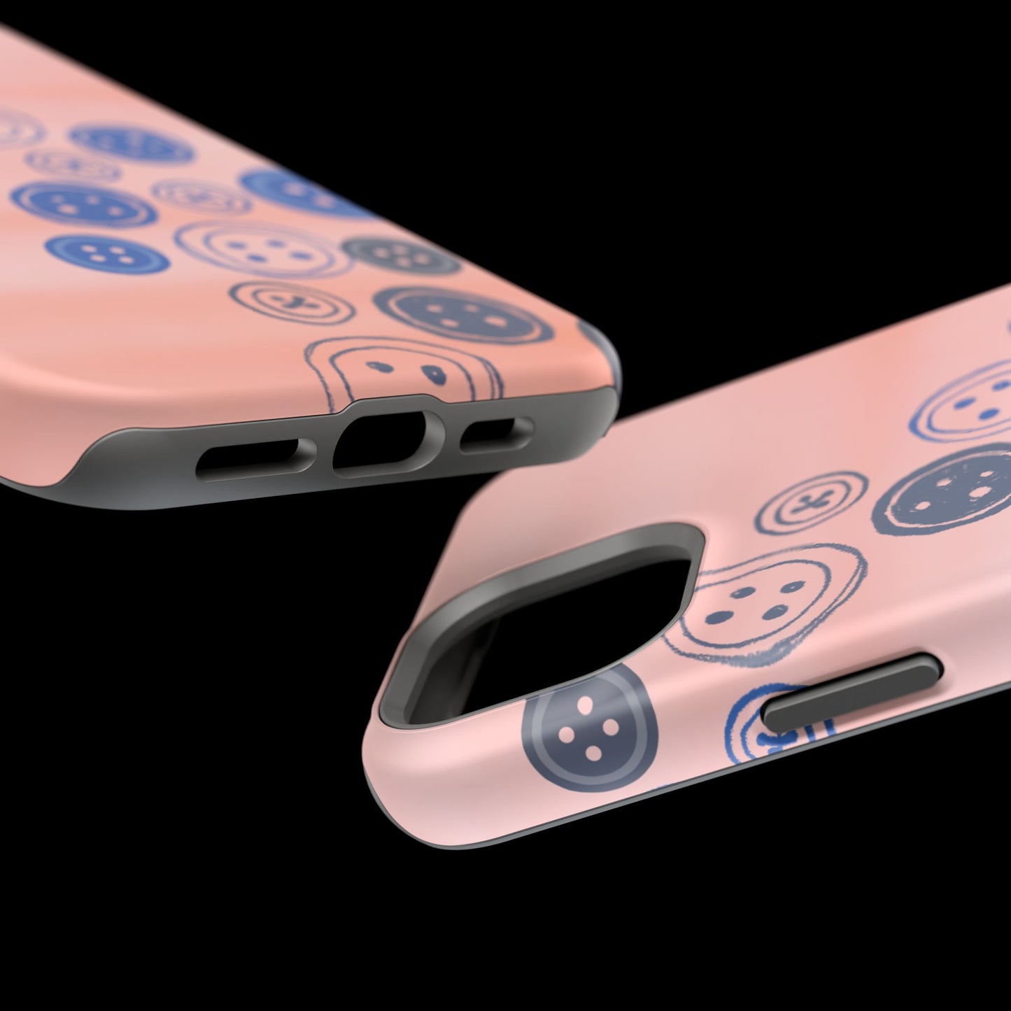 Buttons Magnetic Tough Cases