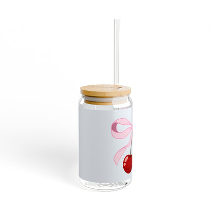 Cherry Sipper Glass, 16oz