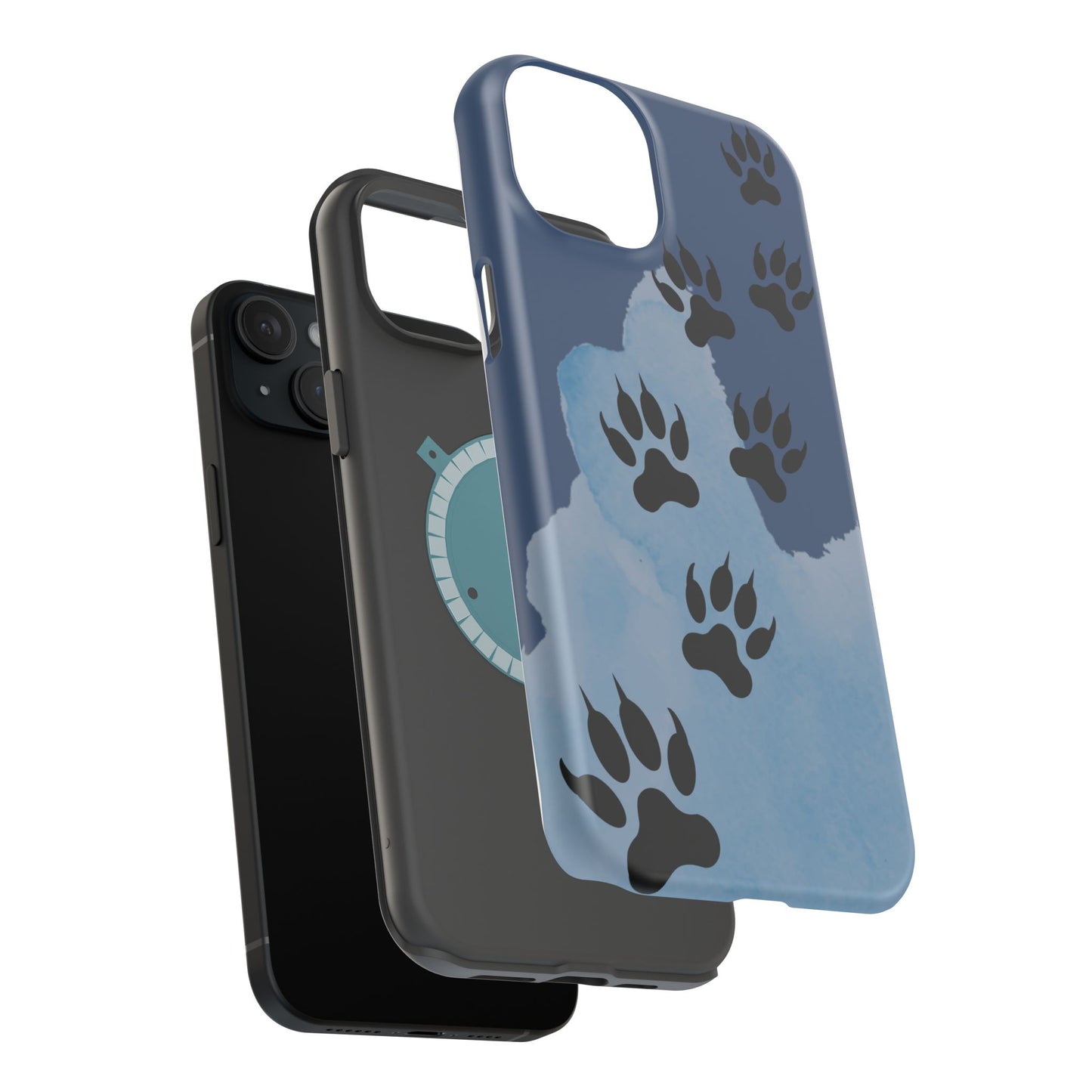 Paw Print Magnetic Tough Cases