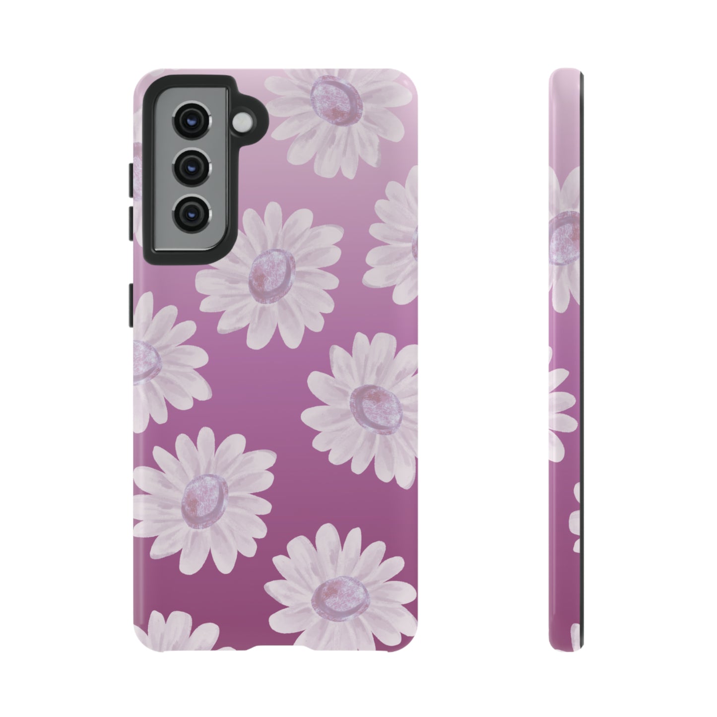 Pink Floral- Tough Case