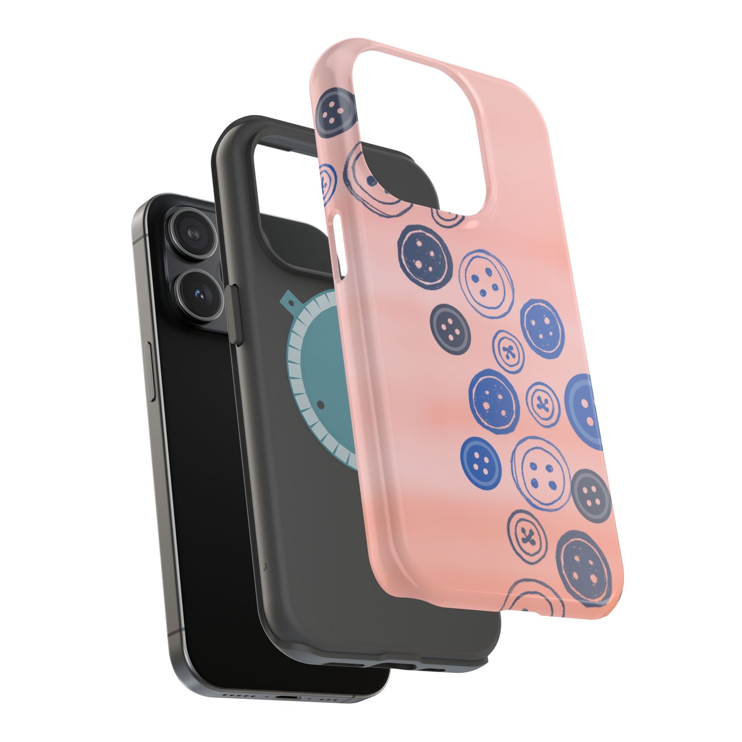Buttons Magnetic Tough Cases