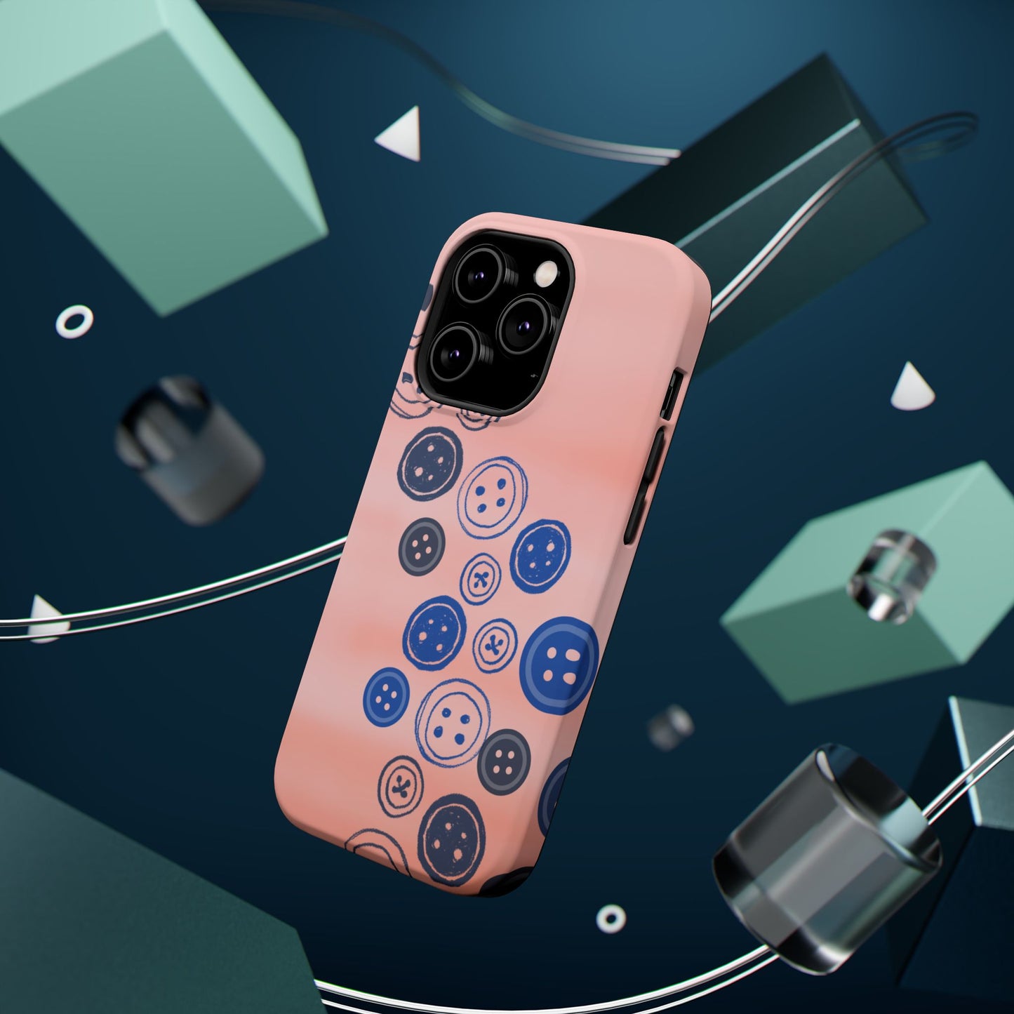 Buttons Magnetic Tough Cases
