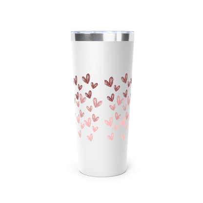 Hearts Insulated Tumbler, 22oz
