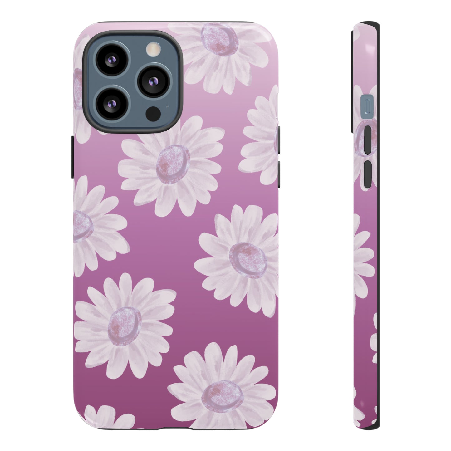 Pink Floral- Tough Case