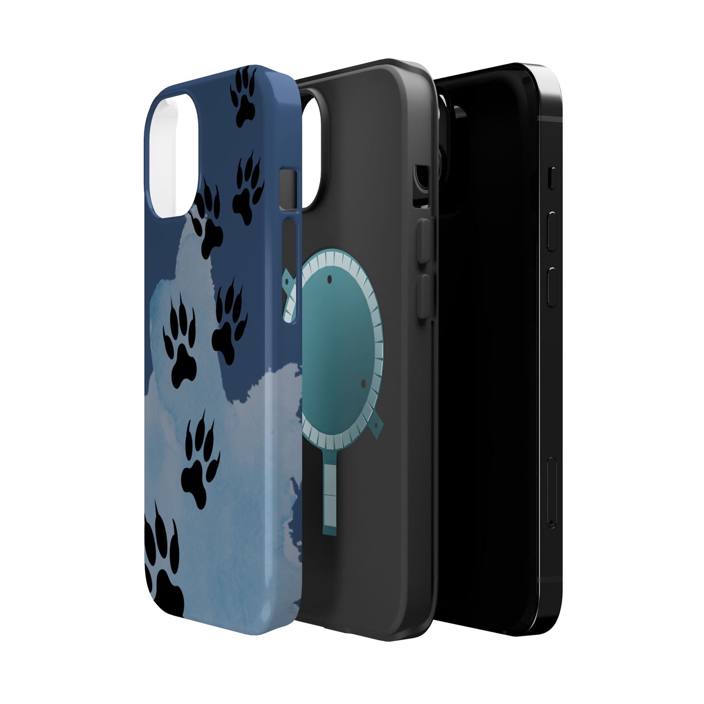 Paw Print Magnetic Tough Cases