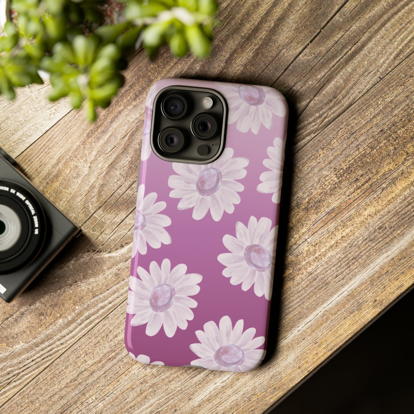 Pink Floral- Tough Case