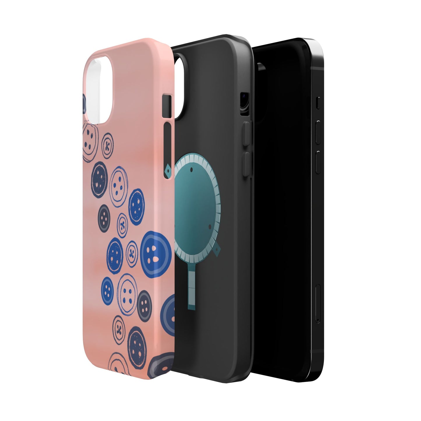 Buttons Magnetic Tough Cases
