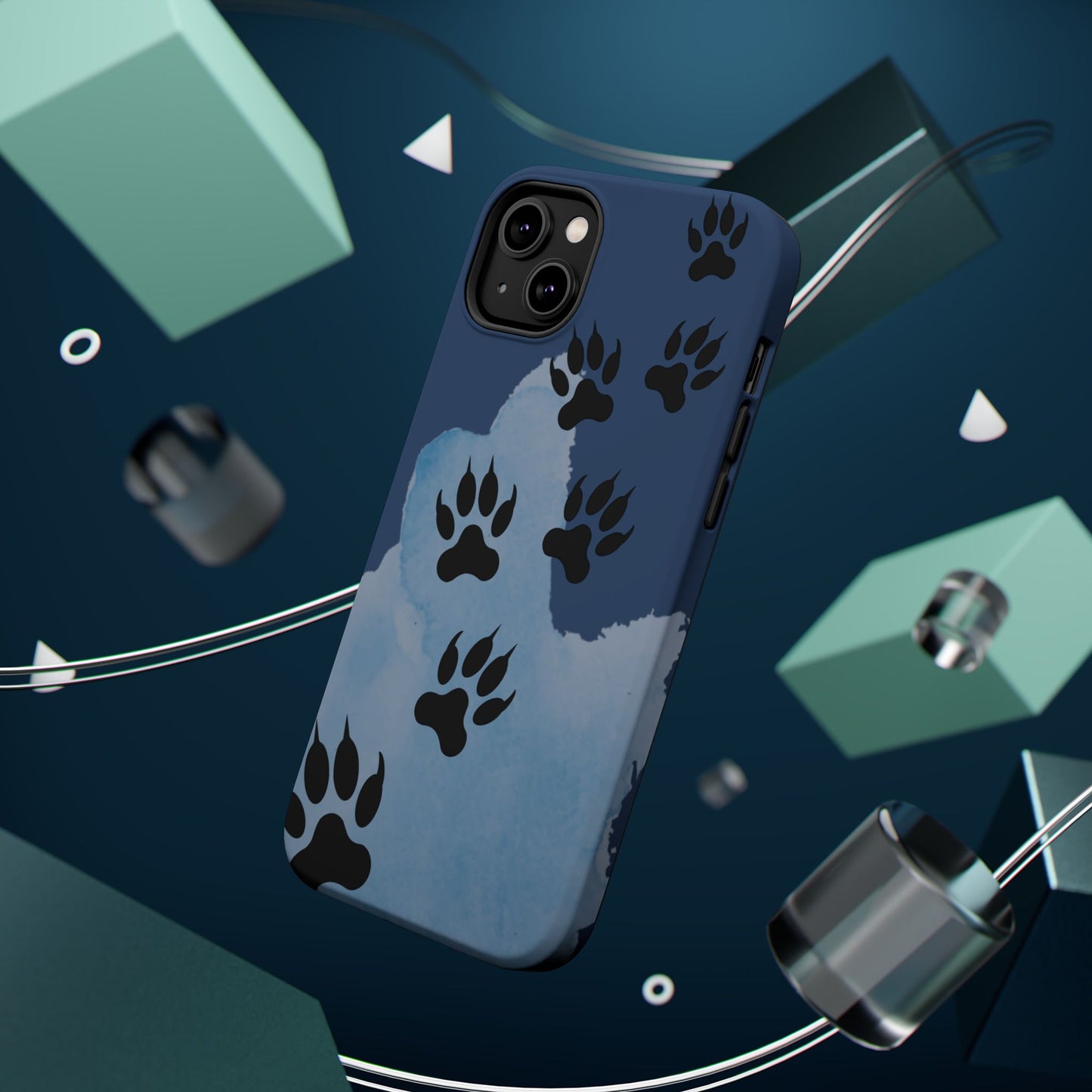 Paw Print Magnetic Tough Cases