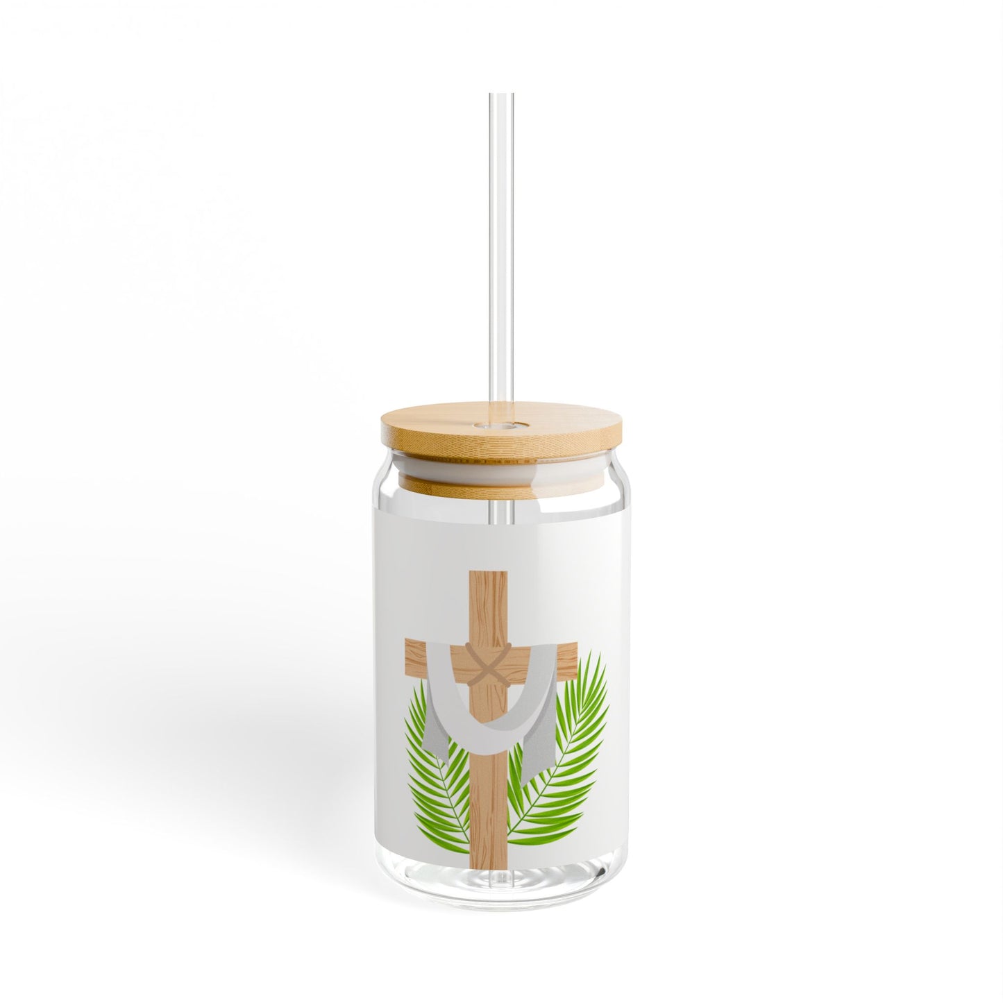 Cross Sipper Glass, 16oz