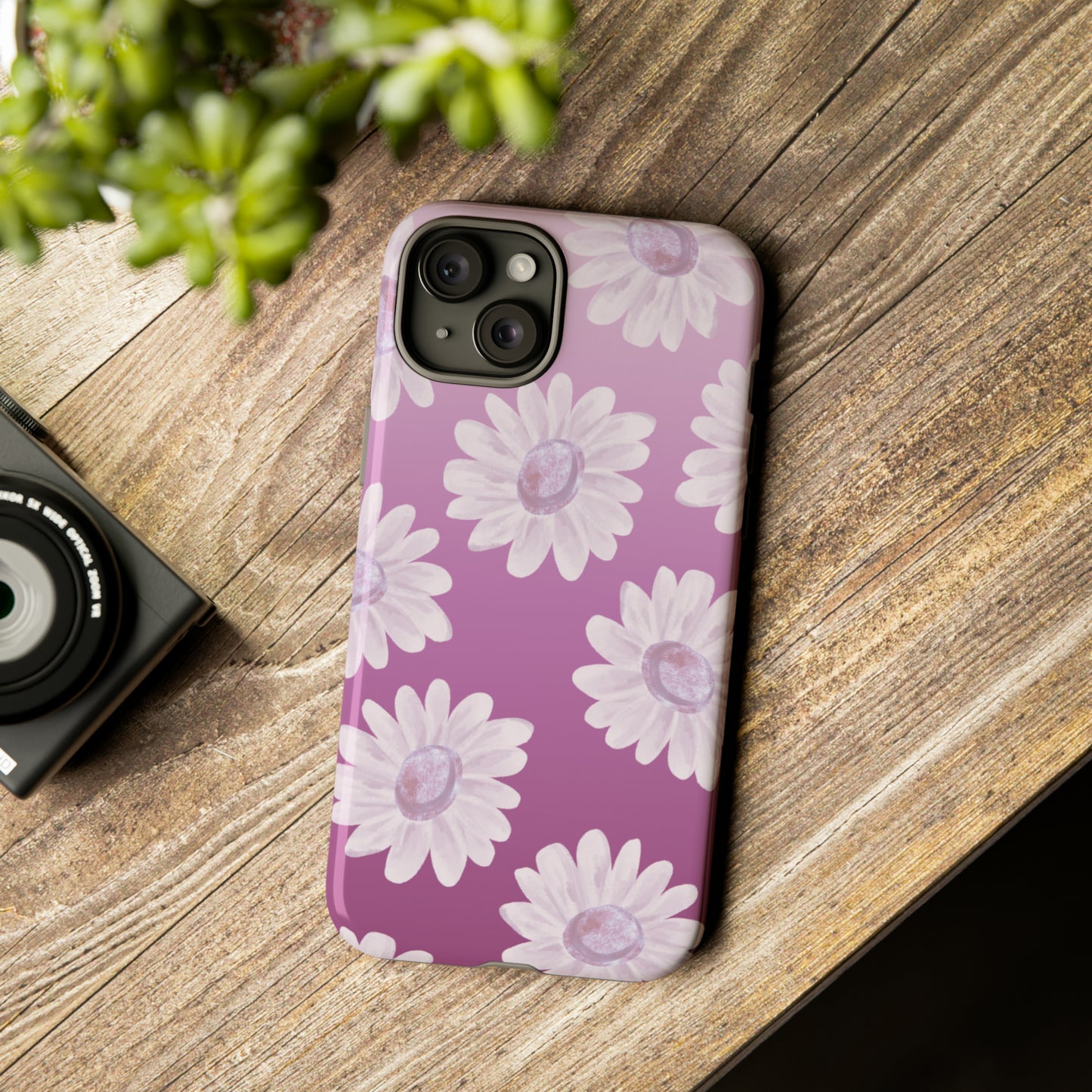 Pink Floral- Tough Case