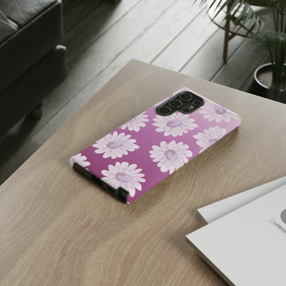 Pink Floral- Tough Case
