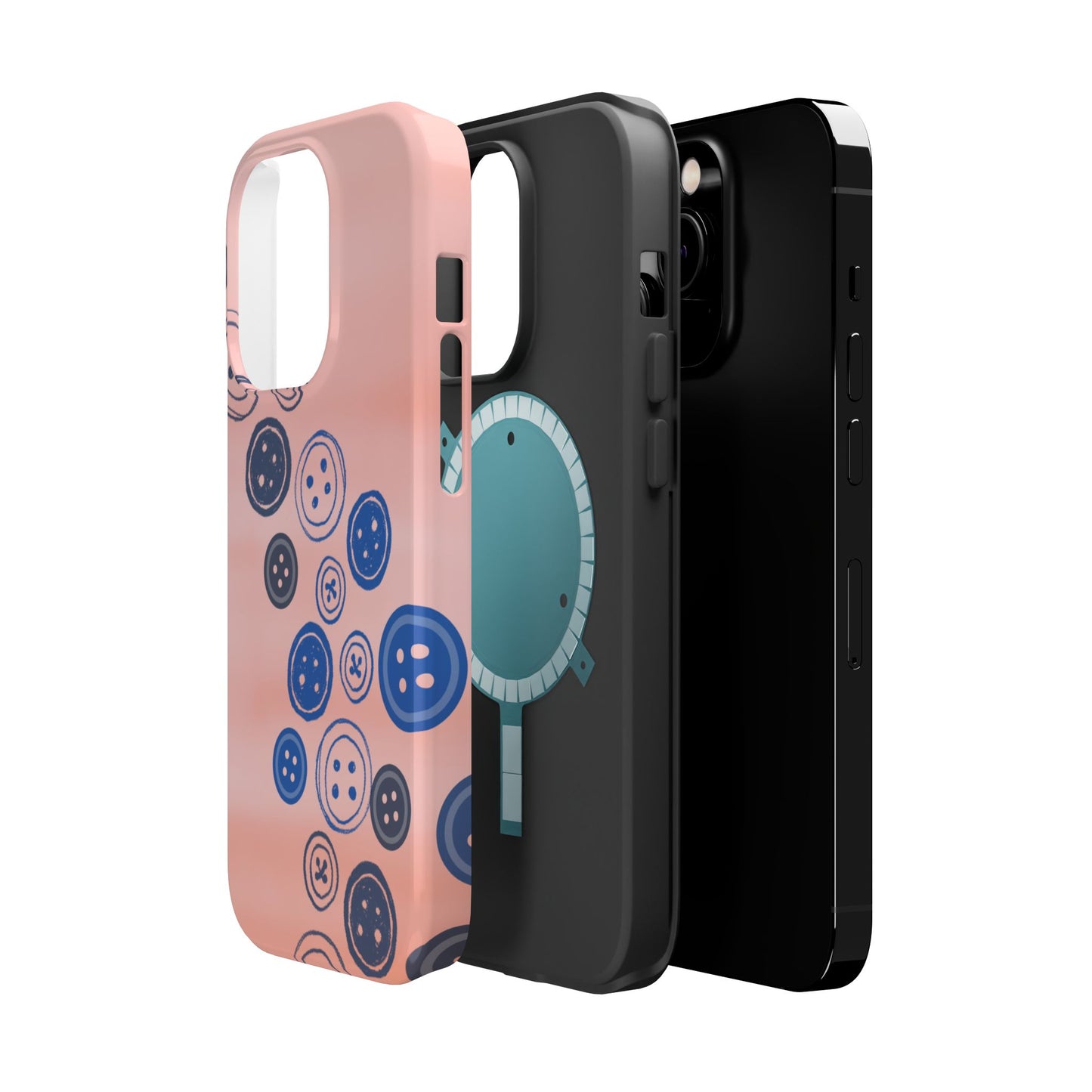 Buttons Magnetic Tough Cases