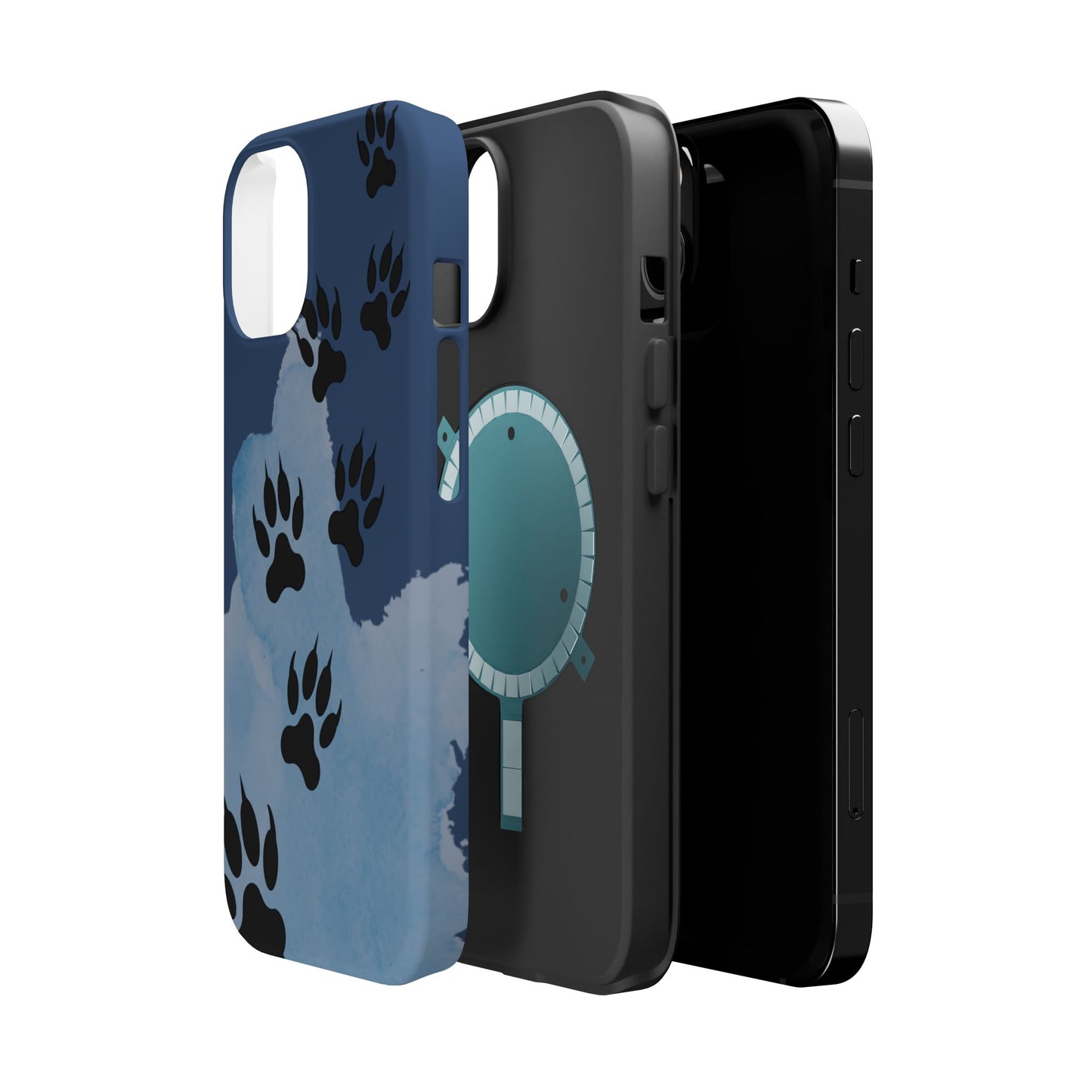 Paw Print Magnetic Tough Cases