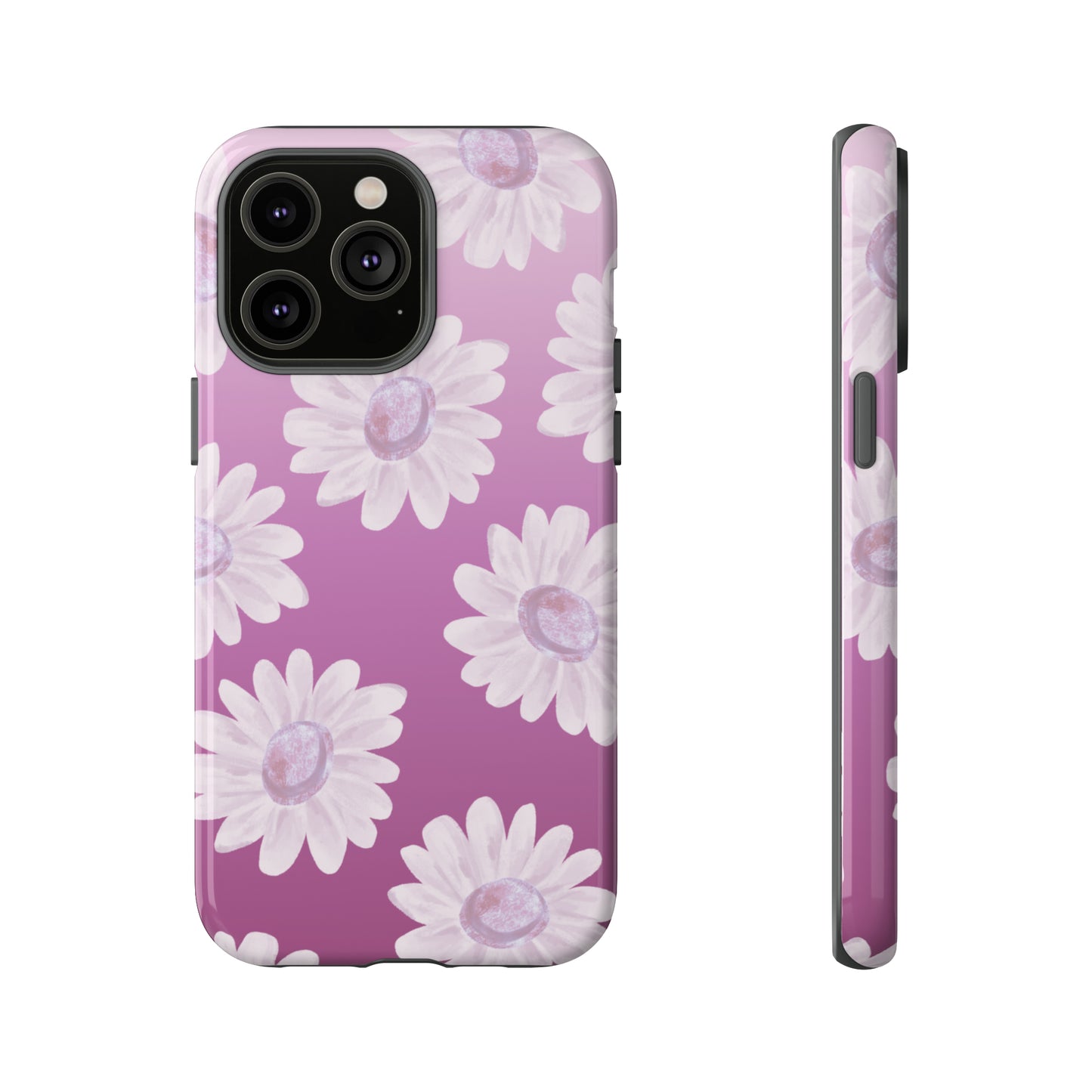 Pink Floral- Tough Case