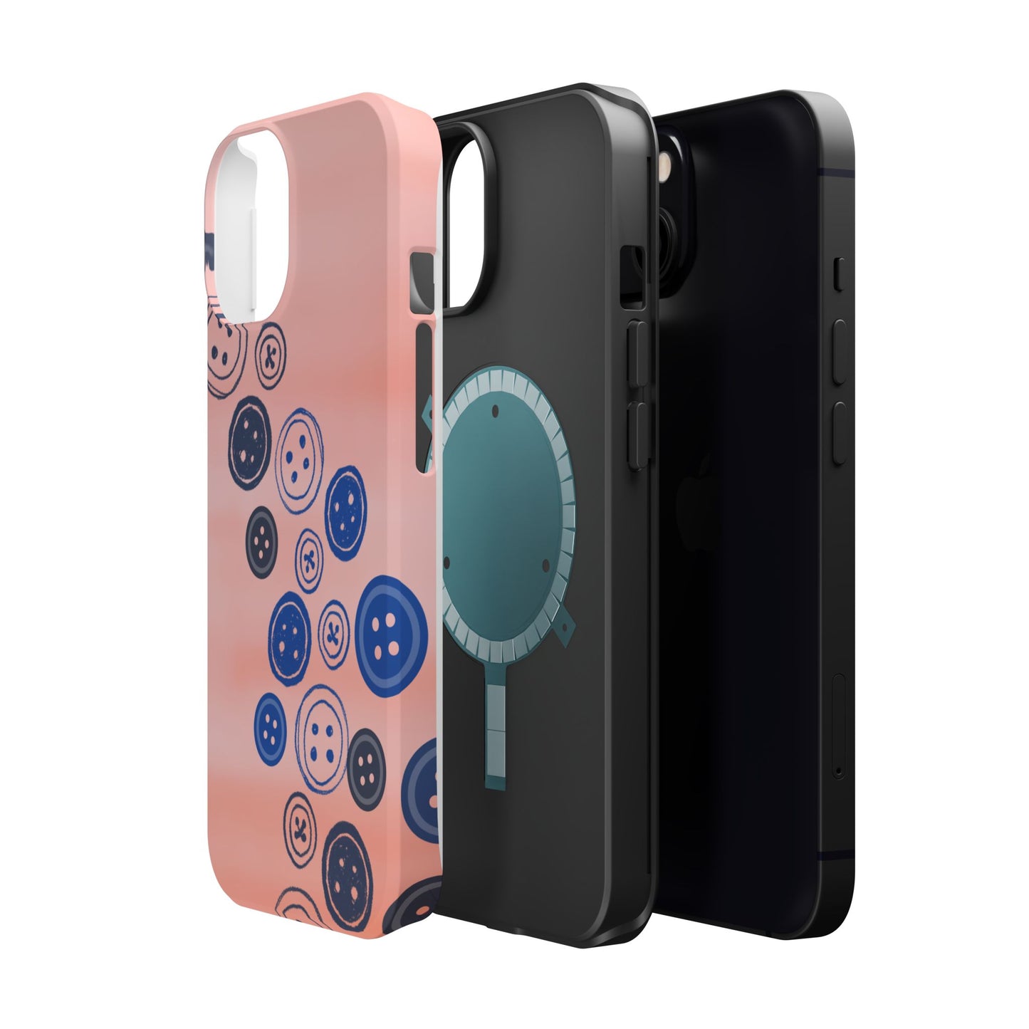 Buttons Magnetic Tough Cases