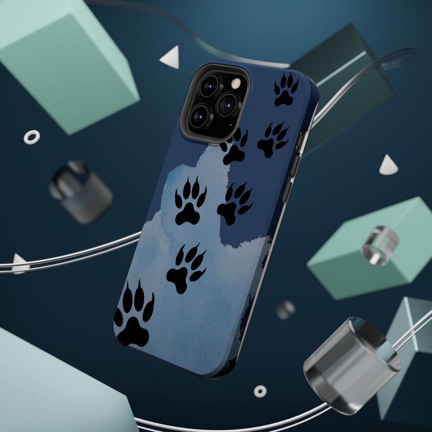 Paw Print Magnetic Tough Cases