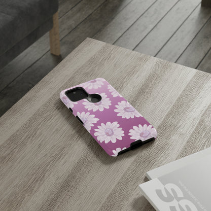 Pink Floral- Tough Case