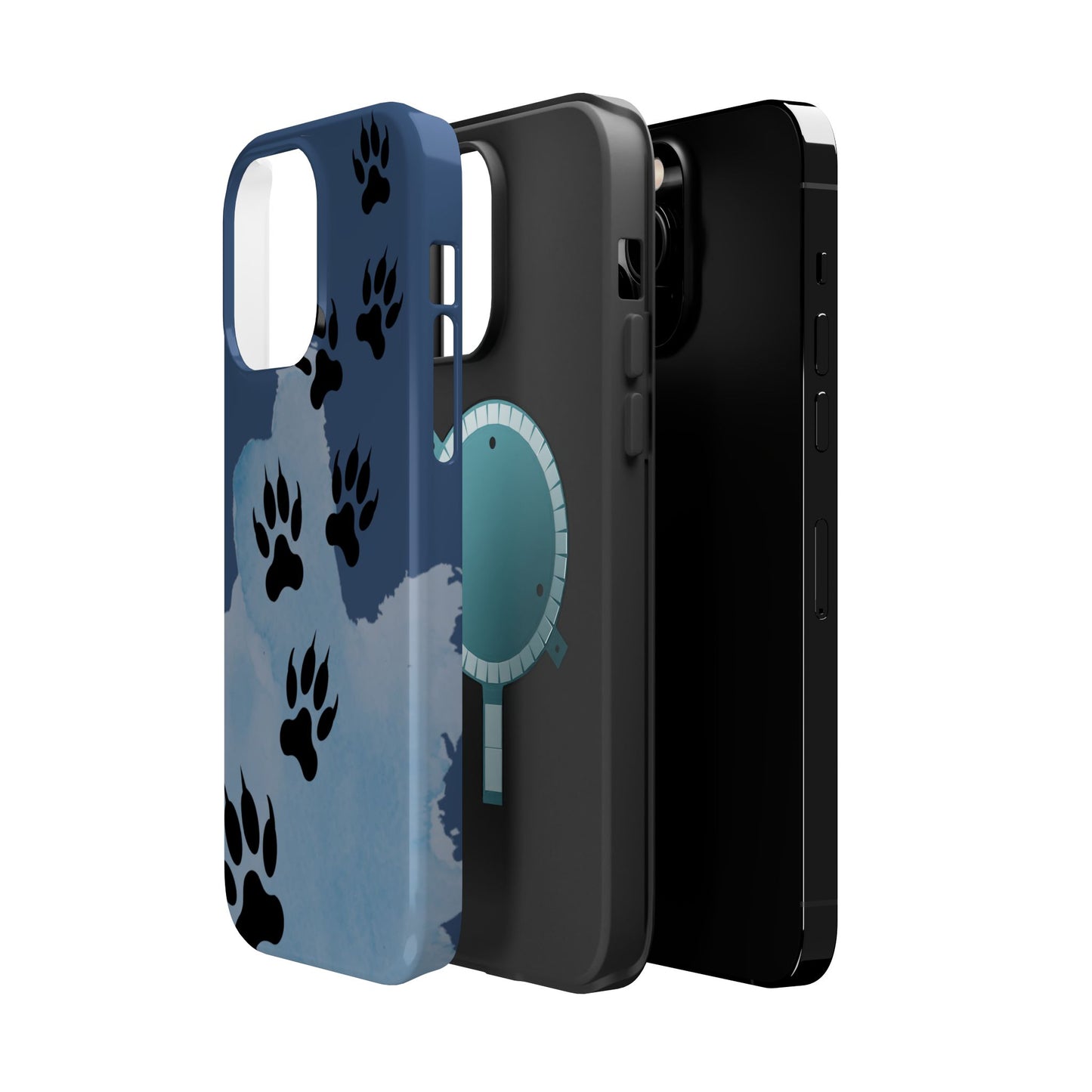 Paw Print Magnetic Tough Cases