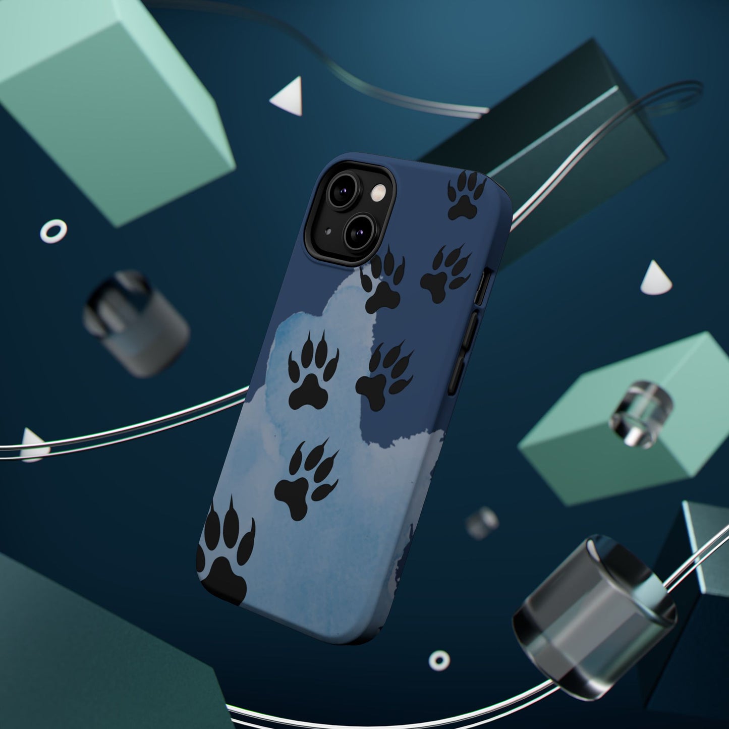 Paw Print Magnetic Tough Cases