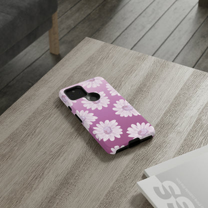 Pink Floral- Tough Case