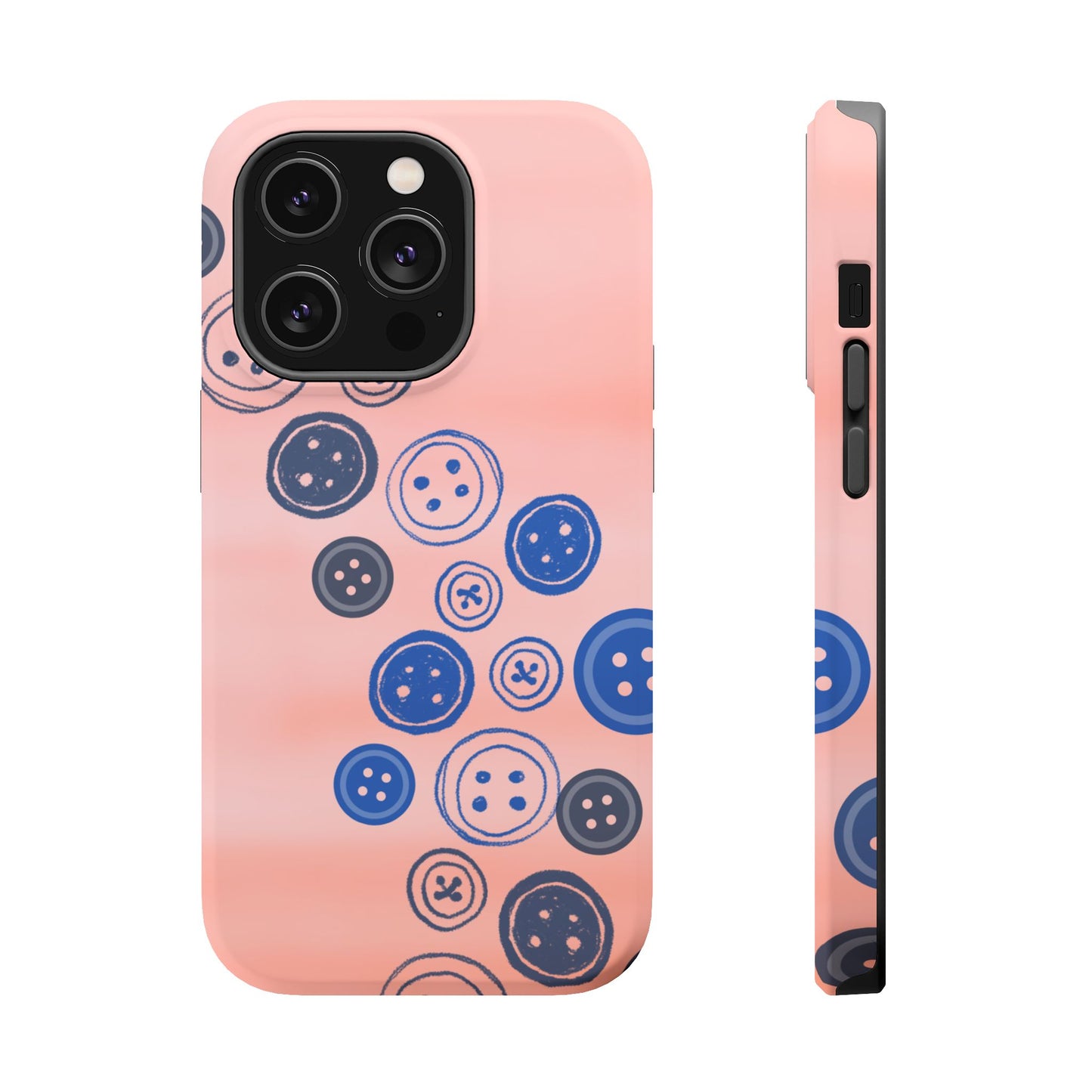 Buttons Magnetic Tough Cases