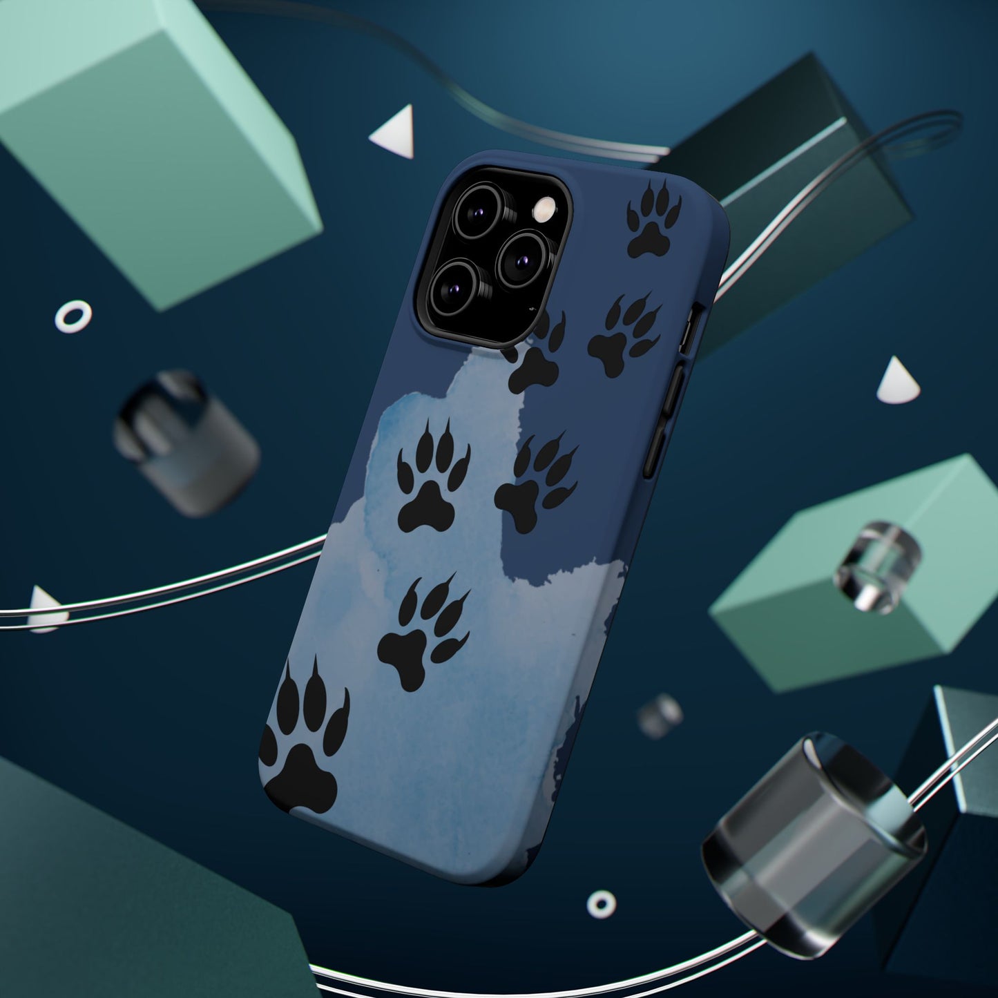 Paw Print Magnetic Tough Cases