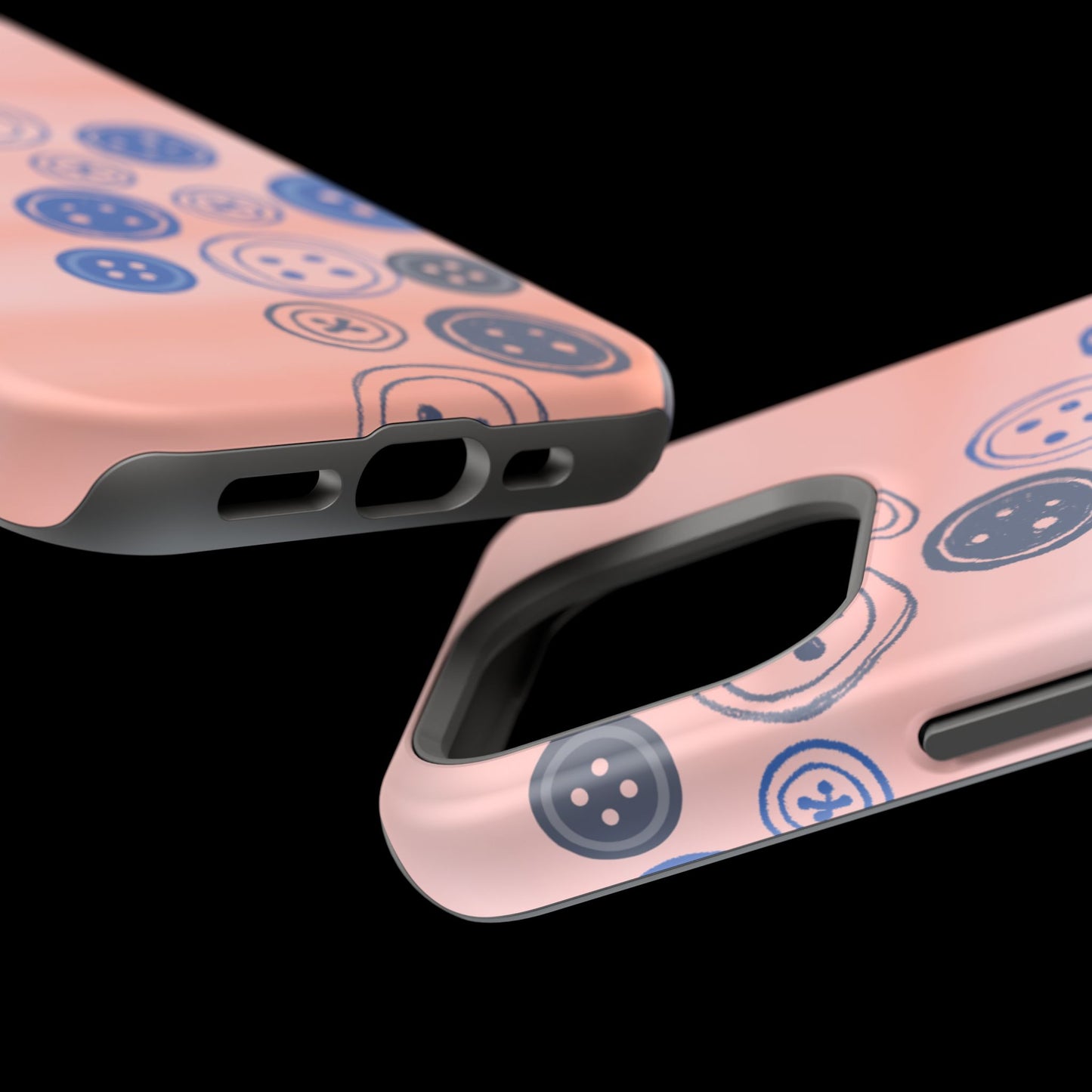 Buttons Magnetic Tough Cases