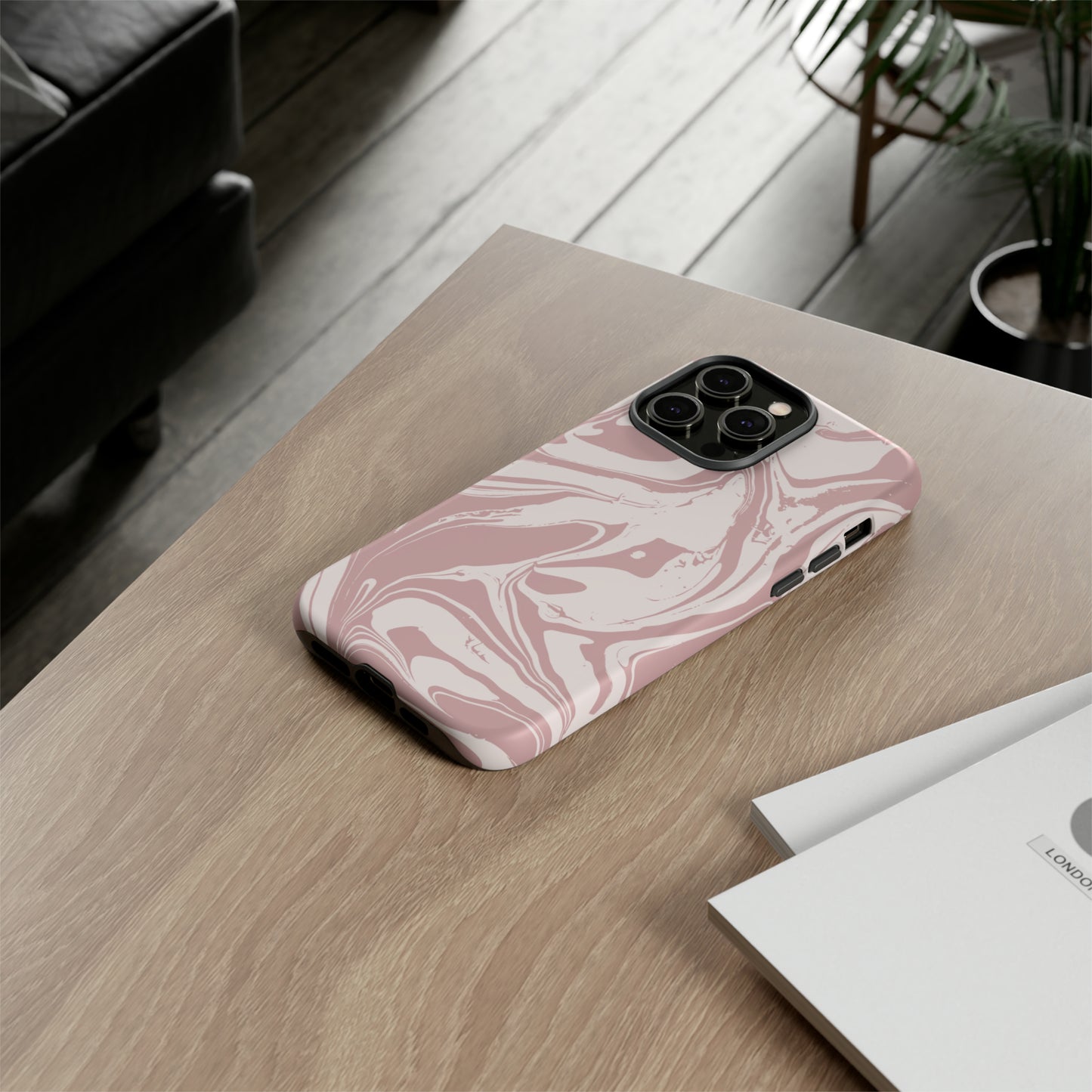 Pink Marble- Tough Case